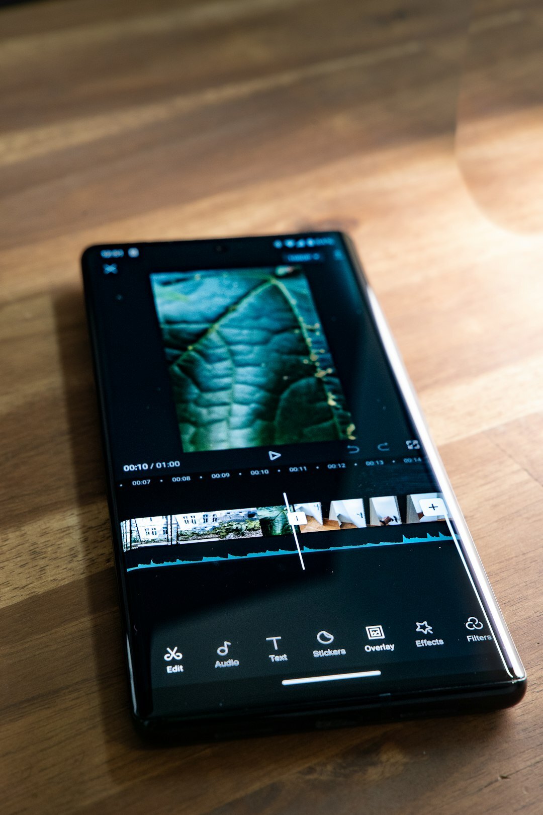vertical video editing on phone