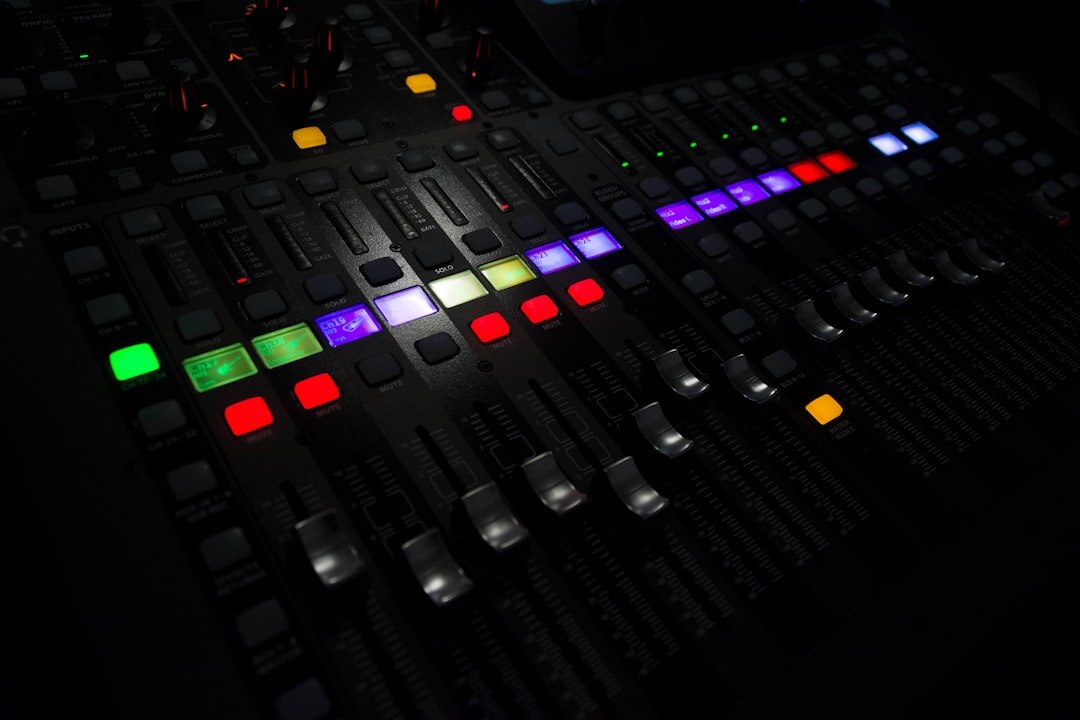 sound mixing studio