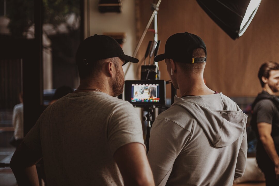 filmmaker directing scene